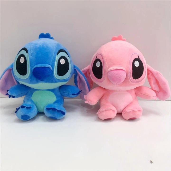 Dupla de Pelúcias Stitch & Angel