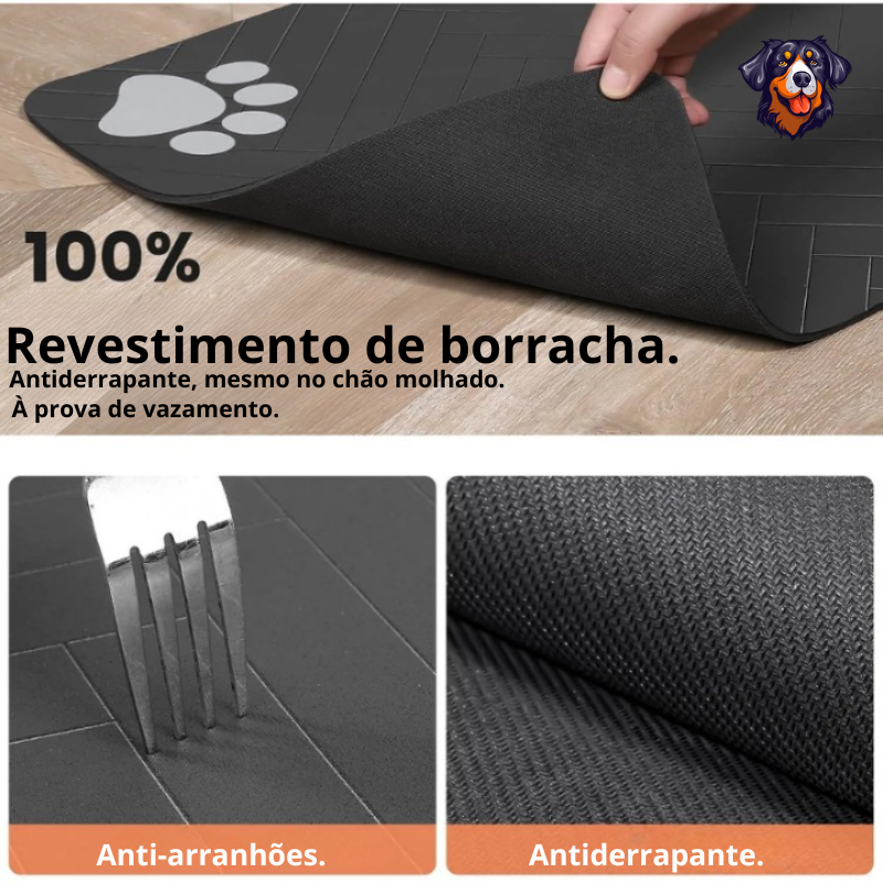 Tapete de alimentação para animais de estimação