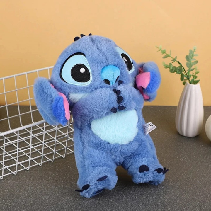 Stitch Calmante – Pelúcia que Respira e Brilha