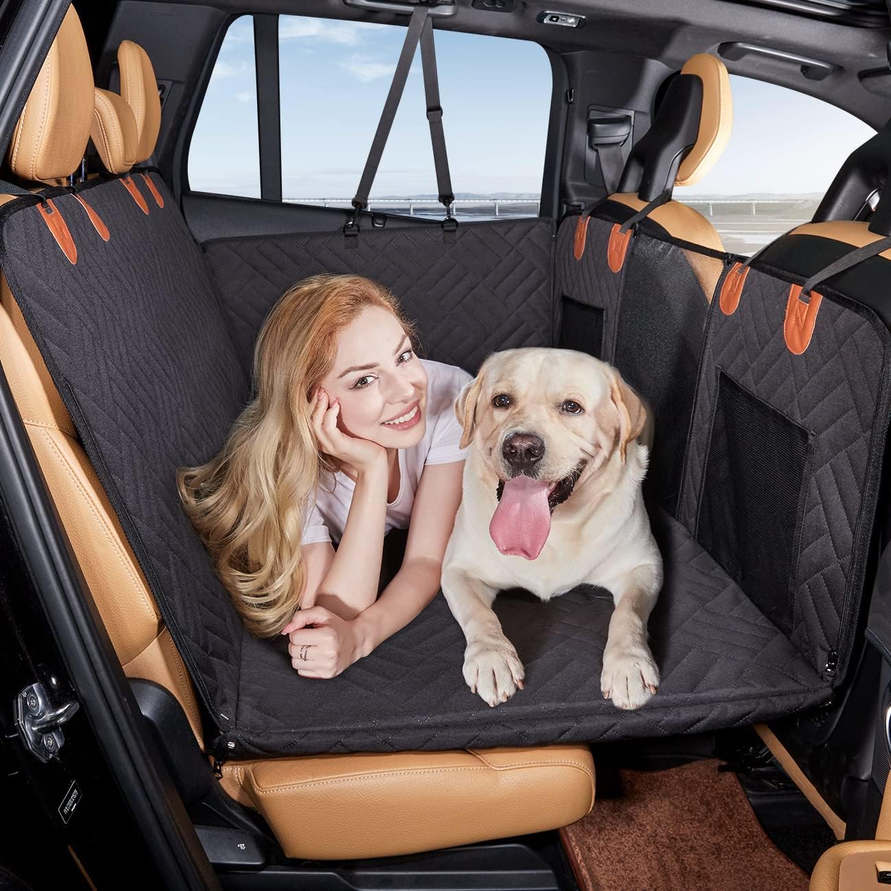 Capa para assento de carro para cachorro