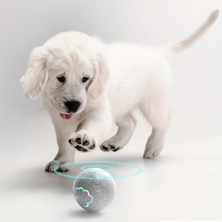 Bola LED recarregável inteligente para animais de estimação
