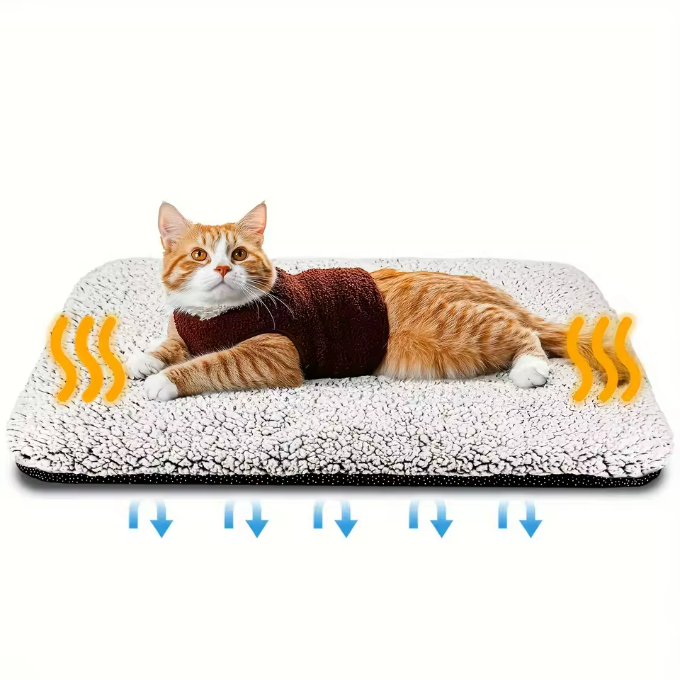 Almofadas para animais de estimação autoaquecidas
