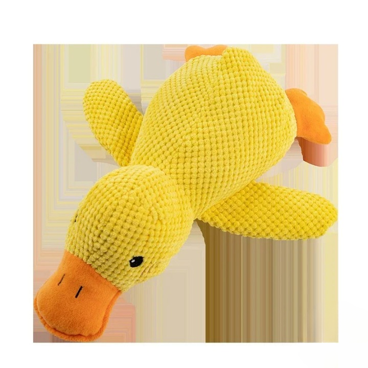Pato de pelúcia para cachorro