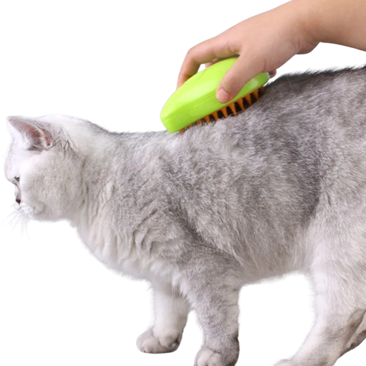 Escova de vapor para gatos e cães