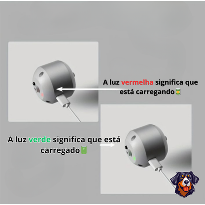 Bola LED recarregável inteligente para animais de estimação