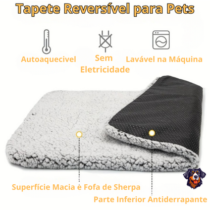 Almofadas para animais de estimação autoaquecidas