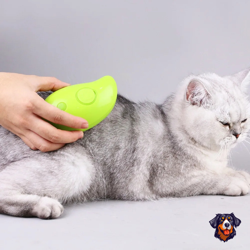 Escova de vapor para gatos e cães