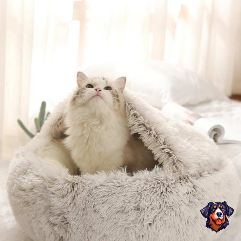 Cama de Pelúcia 2 em 1 para Pets