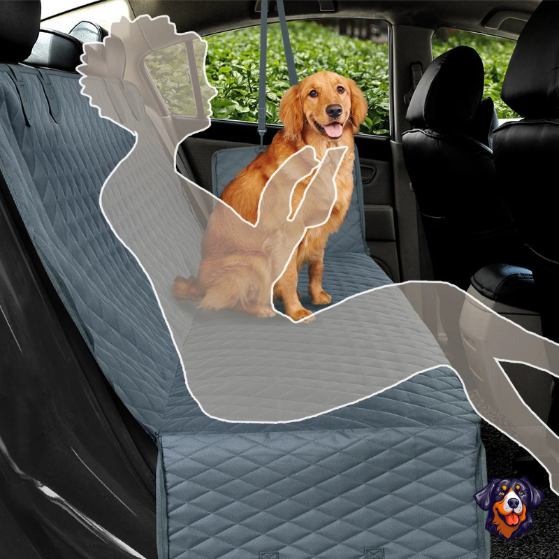 Capa para assento de carro para cachorro