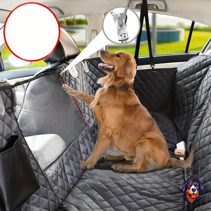 Capa para assento de carro para cachorro