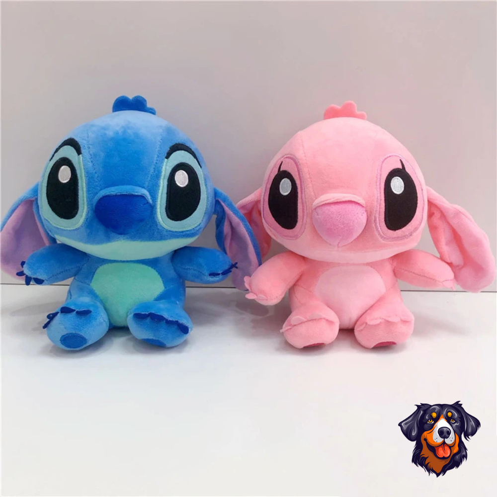 Dupla de Pelúcias Stitch & Angel