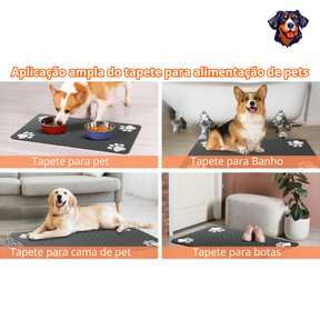 Tapete de alimentação para animais de estimação