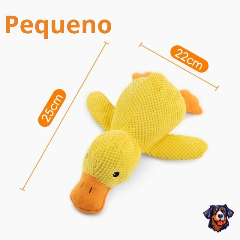 Pato de pelúcia para cachorro