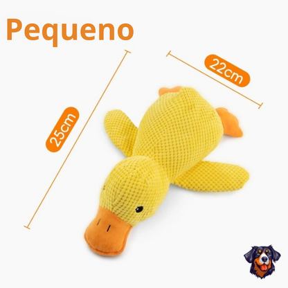 Pato de pelúcia para cachorro