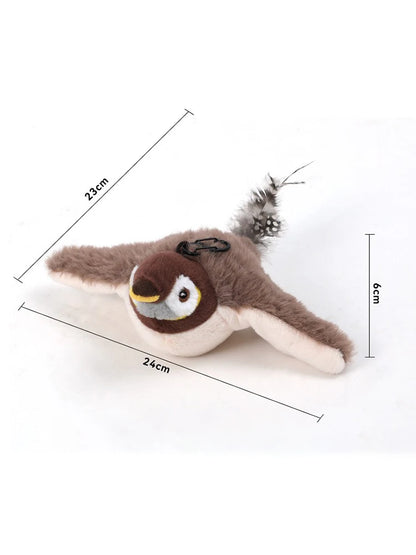 Passarinho Flappy Brinquedo Interativo para Gatos
