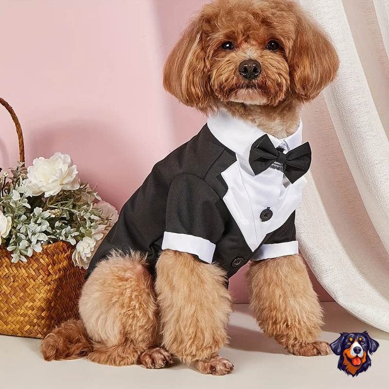 Terno de casamento para cachorro