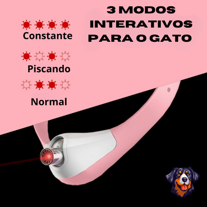 Coleira De Laser Interativa Para Gatos