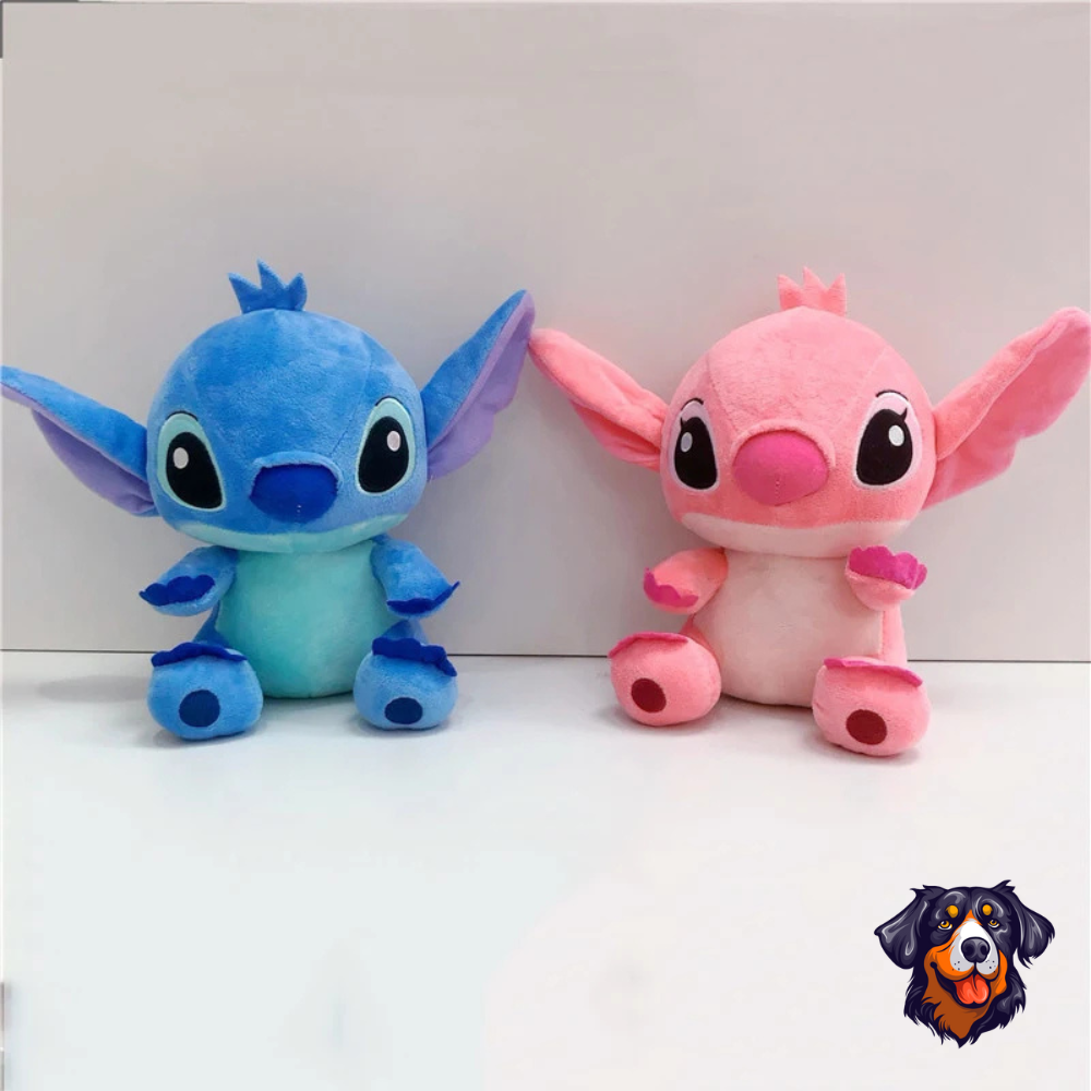 Dupla de Pelúcias Stitch & Angel