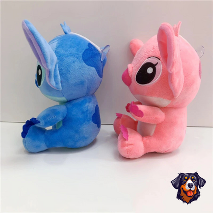 Dupla de Pelúcias Stitch & Angel