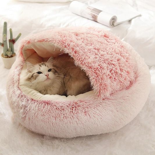 Cama de Pelúcia 2 em 1 para Pets