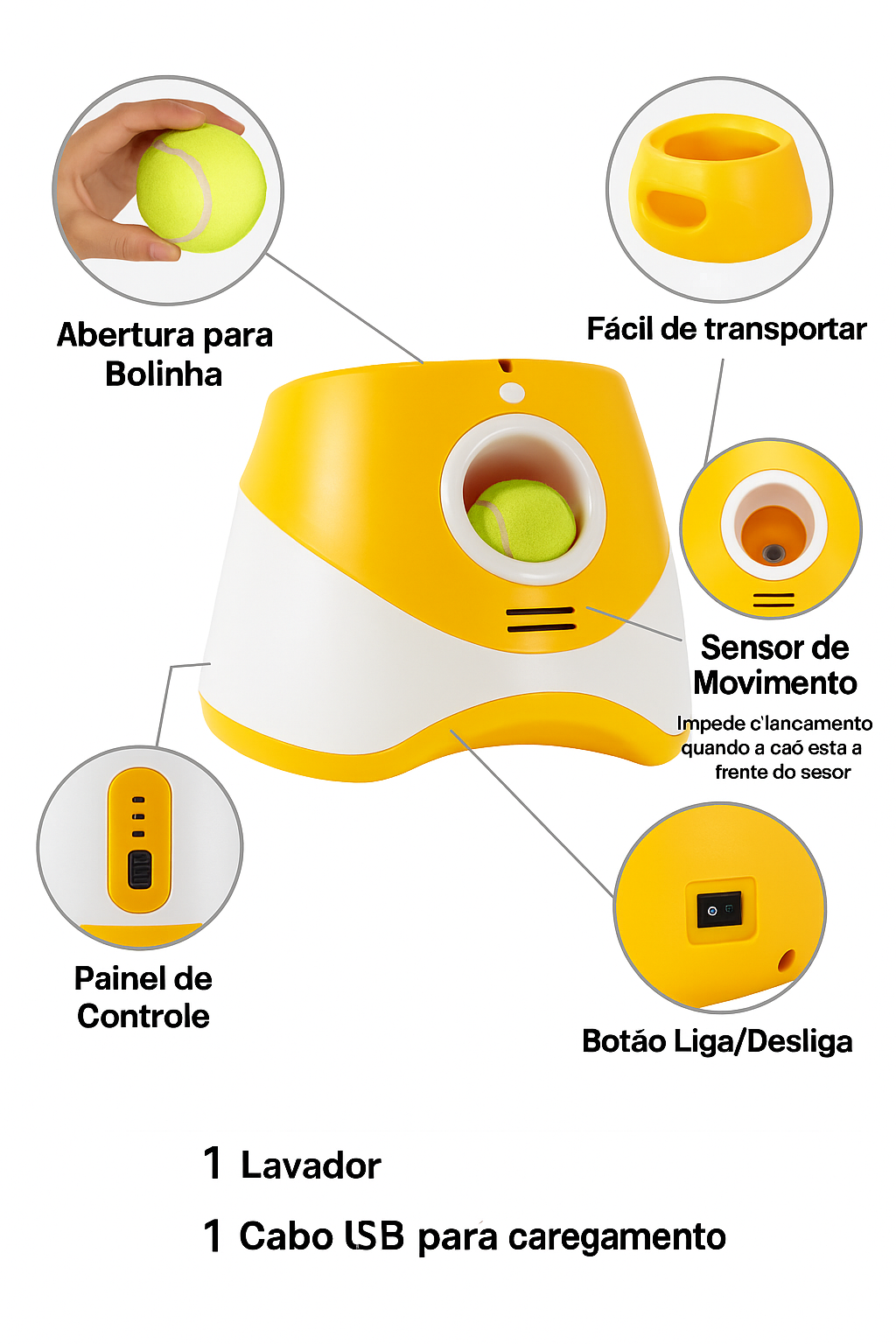 Lançador Automático de Bolinhas
