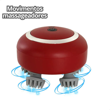 Massageador Elétrico De Couro Cabeludo Humano E Pet