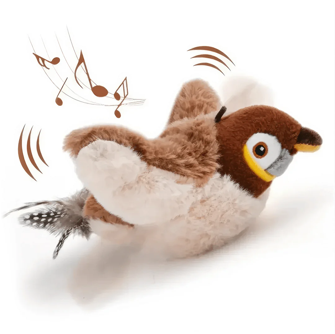 Passarinho Flappy Brinquedo Interativo para Gatos