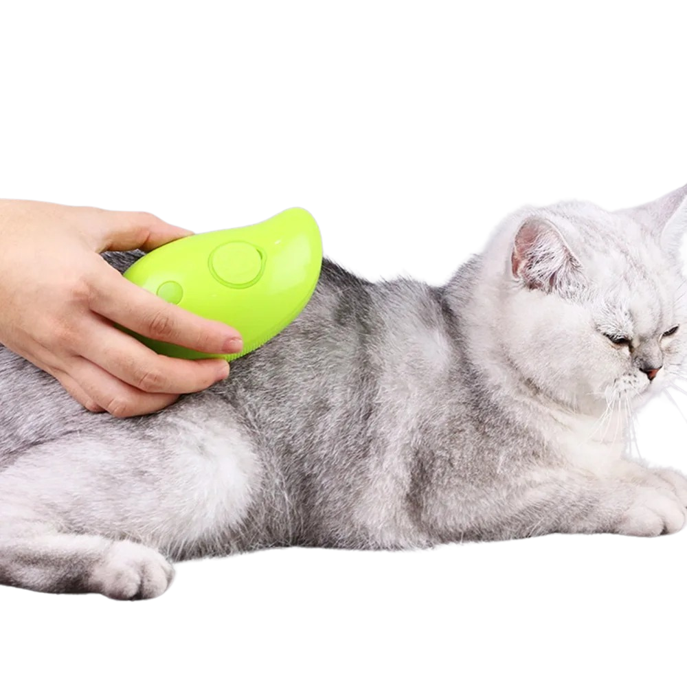 Escova de vapor para gatos e cães